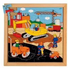 EDUCO Actie Puzzels - Wegwerkzaamheden (36 Stukjes)
