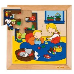 EDUCO Babypuzzels - Spelen (9 Stukjes)