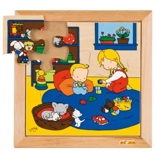 EDUCO Babypuzzels - Spelen (9 Stukjes) -Spellen Verkoopwinkel babypuzzels spelen 9 stukjes
