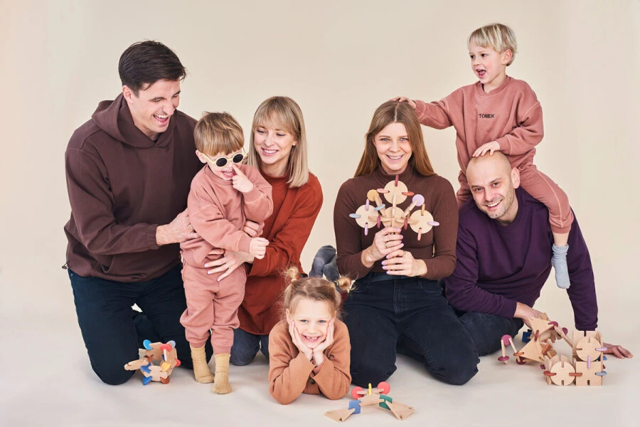 Bavvic Bouwset Family - 128 Elementen 4 Bavvic Bouwset Family - 128 Elementen - Afbeelding 2