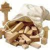 EDUCO Bouwblokken Naturel | Hout | 100 Stuks -Spellen Verkoopwinkel bouwblokken naturel hout 100 stuks