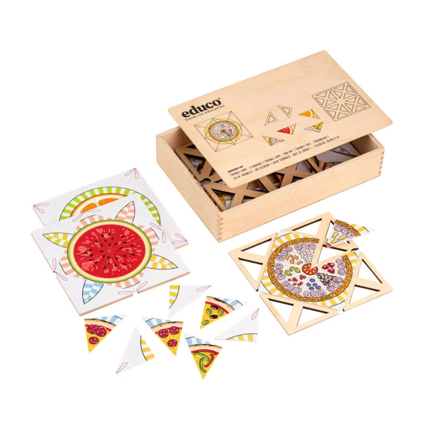 EDUCO Driehoekenspel | Voedselkunst 3 EDUCO Driehoekenspel | Voedselkunst