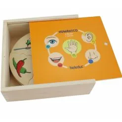 Humanico Houten Puzzels | Zintuigen | 5 Stuks