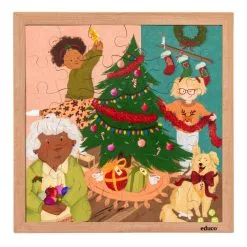 EDUCO Kerstpuzzel | Hout