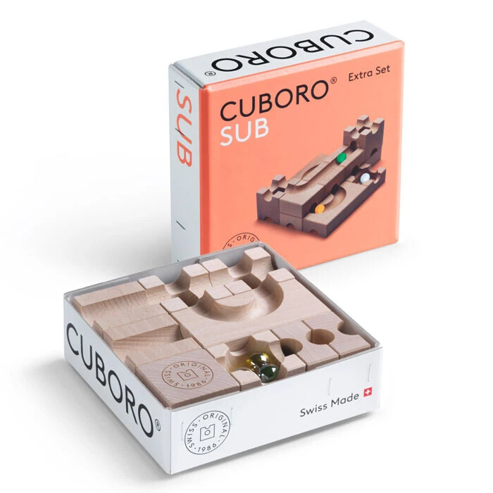 Knikkerbaan Cuboro Sub | 12-delig 3 Knikkerbaan Cuboro Sub | 12-delig