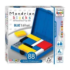 Eureka! Ah!Ha Games Mondrian Blocks - Blue Edition