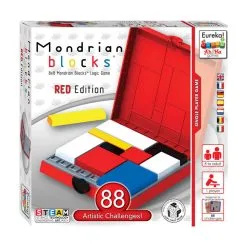 Eureka! Ah!Ha Games Mondrian Blocks - Red Edition