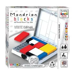 Eureka! Ah!Ha Games Mondrian Blocks - White Edition