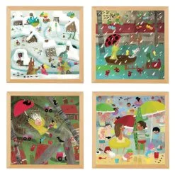 EDUCO Puzzels Extreem Weer (4 Stuks)