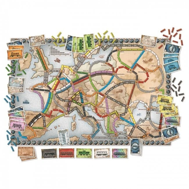 Days Of Wonder Ticket To Ride Europe 4 Days Of Wonder Ticket To Ride Europe - Afbeelding 2