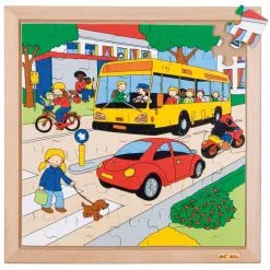 EDUCO Verkeerspuzzels - De Weg (49 Stukjes)